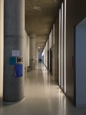 New modern hallways at lab