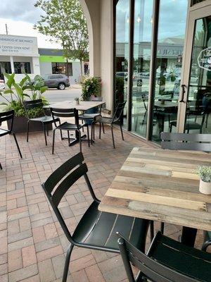 Outdoor seating