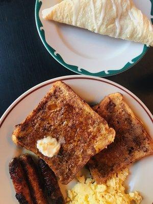 French toast on brunch menu!