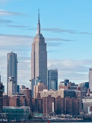 Our icon Empire State Building from Williamsburg Waterfront Piers.