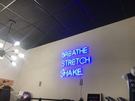 Breathe. Stretch. Shake.