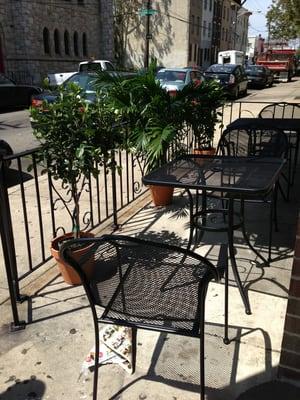 Outdoor seating