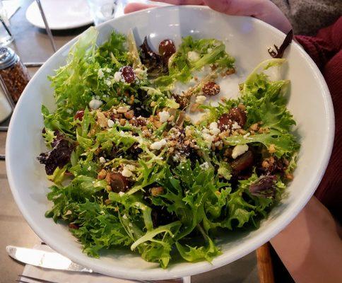 Candied Walnut and Grape Salad at Dewey's