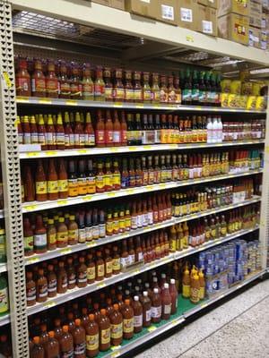 Good hot sauce selection!