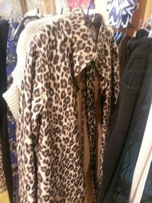 Crazy leopard long jacket