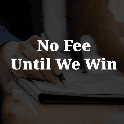 No Fee Until We Win