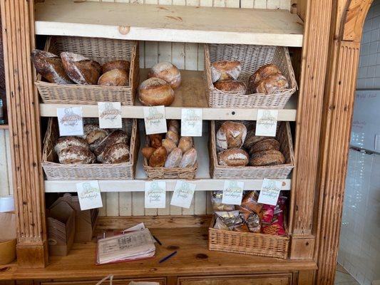 Bread selection