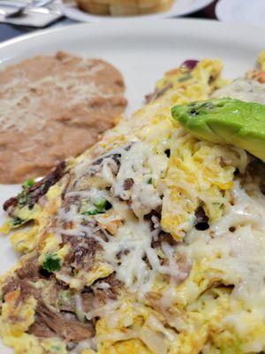 Machaca and eggs