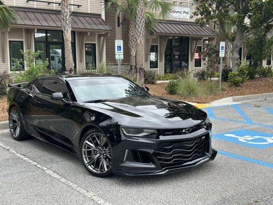 2023 Camaro ZL1. Received a full front paint protection film (PPF)