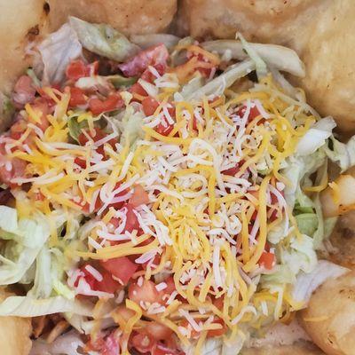 Fajita taco salad