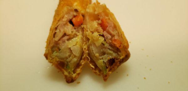 The pork egg rolls