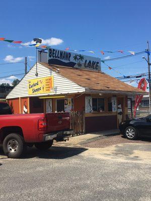 Their ice cream stand