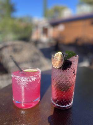 Margarita and Blackberry Mojito