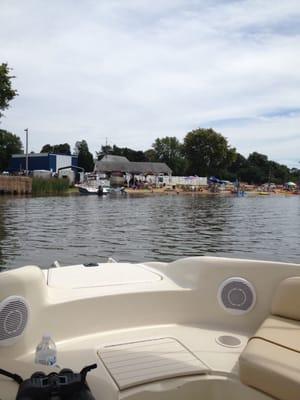 View of sandbar