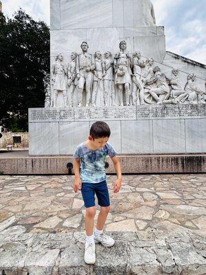 Cenotaph memorial of those who lost their lives during the battle of Alamo for the Texan Revolution