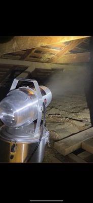 Attic fogging