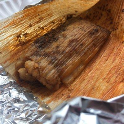 mole tamale, $1 each