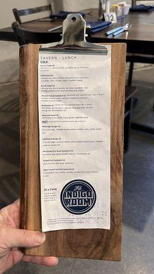 Lunch Menu - July 2024