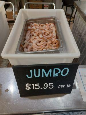 These fresh Gulf shrimp will pair nicely with my steaks :-) #Surf-n-Turf