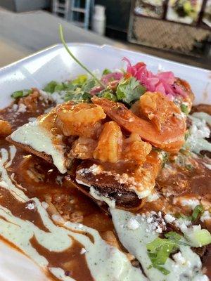 Shrimp Etouffee Flautas. Dinner 11/3/2022