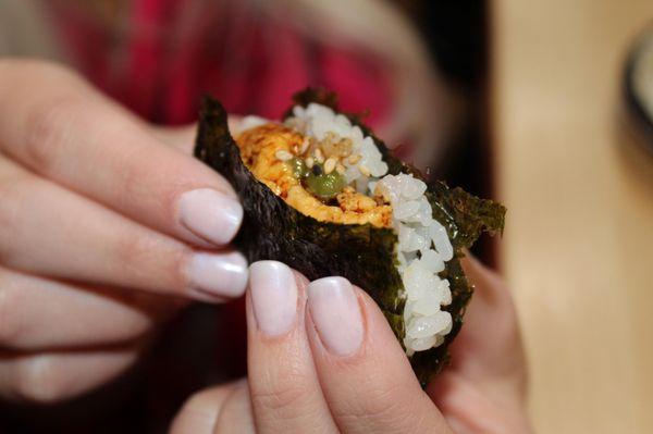 This was our first times trying Uni! The Uni was so buttery and creamy. It had a distinct oceanic flavor along with an incredible sweetness.