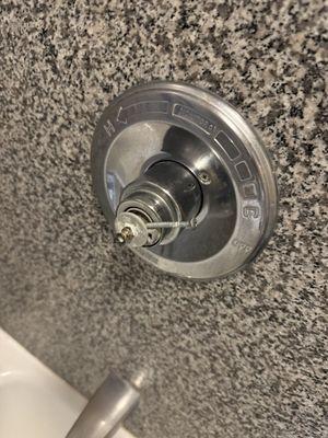 The way they fixed my shower, and it took them five hours to do this