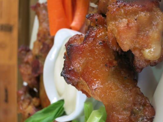 Baked Honey Garlic Chicken Wings