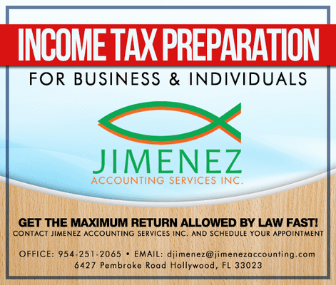 We are here to help you with your business & personal taxes