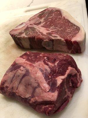 Argentinean grass fed and American prime meat cuts from Pampita