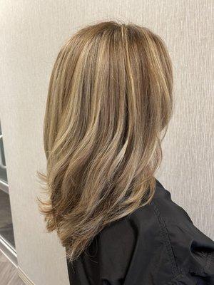 Balayage and lowlights