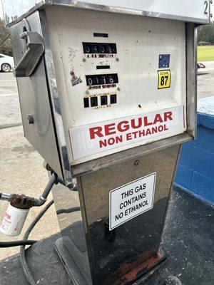 Antiquated gas pump