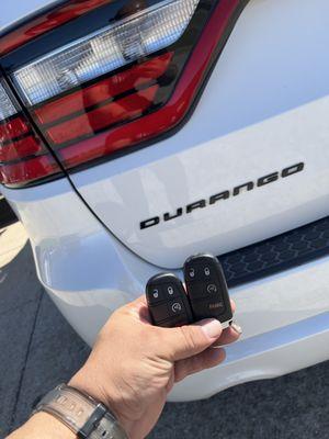 Extra key made for this 2018 dodge Durango.