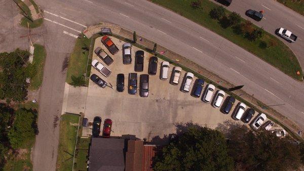 Picture of our car lot.