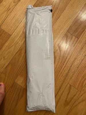 package never opened at all.