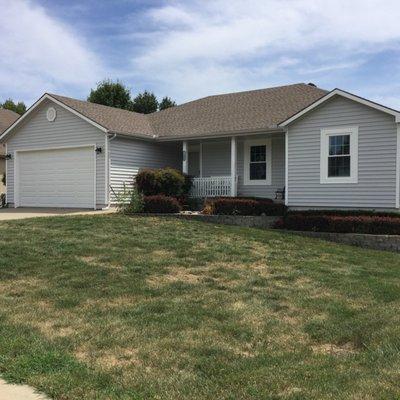 New siding and windows