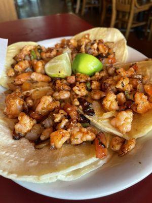 Shrimp tacos