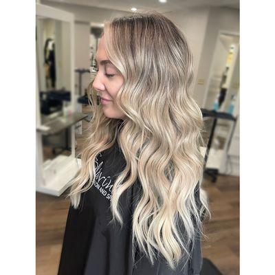 Color refresh and gorgeous extensions by Rochelle!