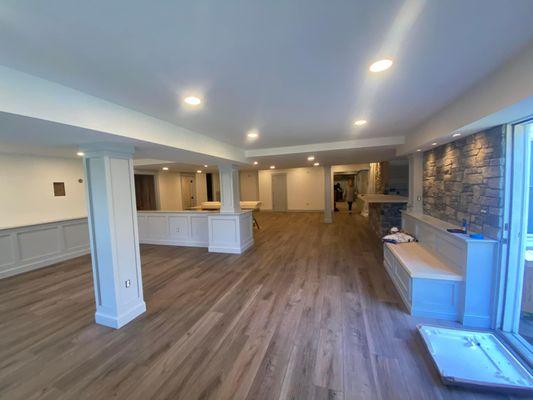 Basement remodel