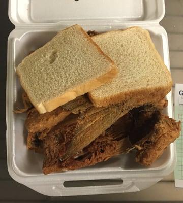 Mullet & white bread