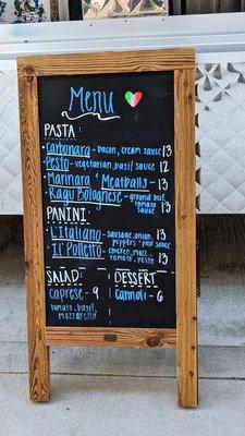 Menu 07-27-2022