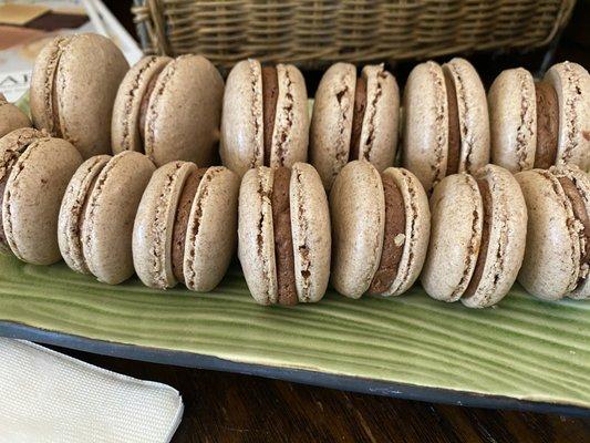 Chocolate Macarons Filled with Chocolate Buttercream