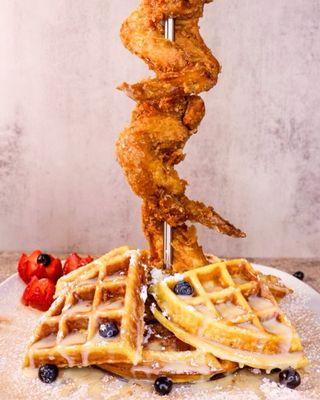 Chicken & waffles