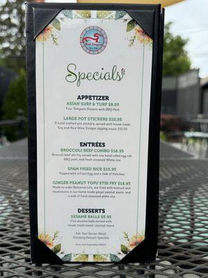 New Featured Food Specials