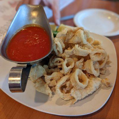 Gotta start with the calamari!