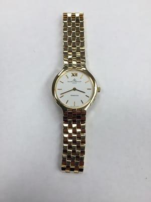 14k solid gold watch , Tiffany and co . 42grams of gold!!!  $1,000 out the door!