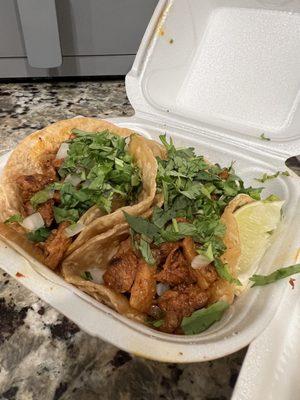 Pork tacos