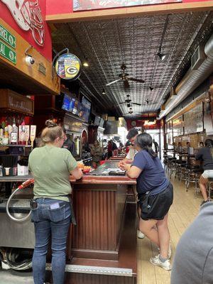 Bar area