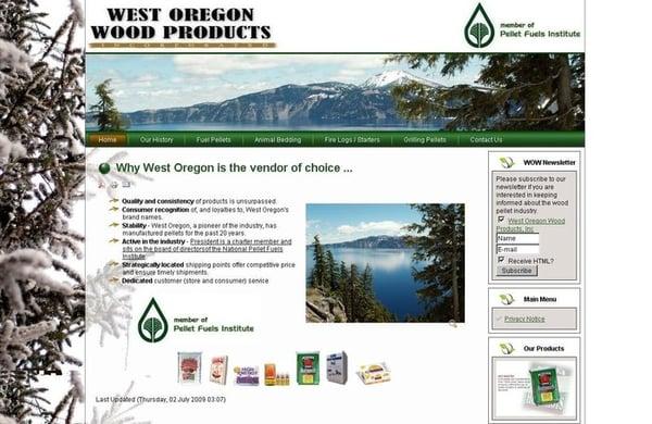 West Oregon Wood Products, Oregon