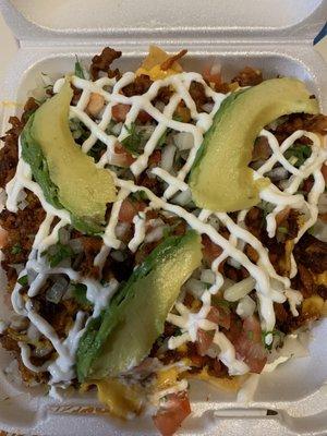 Nachos de al pastor