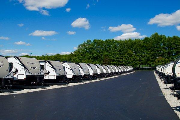 Part of our large selection of NEW Travel Trailers.